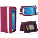 Flip Leather Case with stand for Samsung galaxy Tab3 7.0
