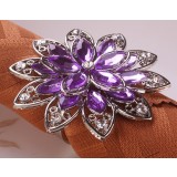 Floral Alloy napkins ring