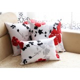 Flowers cotton pillow