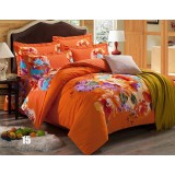 Flowers thicker cotton series 4pcs bedding sheet set