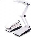 Folding rechargeable LED study lamp