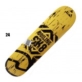 four-wheel maple wood skateboard