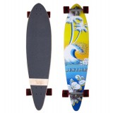 four-wheels longboard skateboard