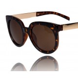 Girls round big frame black sunglasses