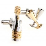 Glass shape cufflinks