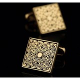 Golden memories cuff button Nail men cufflinks cuff Luxury atmosphere Cufflinks