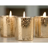 Golden wedding aromatherapy candle