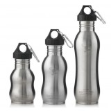 Gourd-shaped stainless steel sport bottle