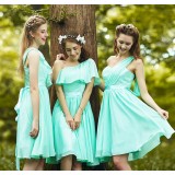 Green cute bridesmaid dresses