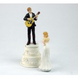 Guitar dance cake topper