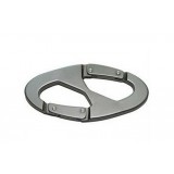 Hard aluminum alloy carabiner