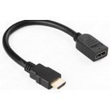 HDMI Male to Female extension cable / gold-plated support 3D 15CM
