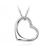 Heart pendant in sterling silver