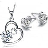 Heart to Heart sterling silver jewelry sets