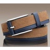 High-end man needle deductions Leather belt