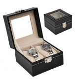 High-grade clamshell couples watch box 