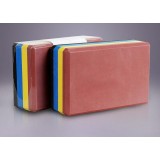 High density rainbow yoga brick