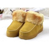 hight cut plush slippers