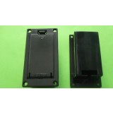 Horizontal 9V battery case