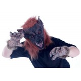 Horror wolf head mask for costume party