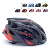 Integrally molded bicycle helmets