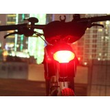 Intelligent remote control steering taillights for bicycle