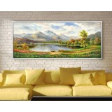 Landscape modern rectangular mural