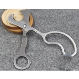 Large size stainless steel cigar scissor