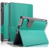 leather case with buckle for ipad 2 3 4