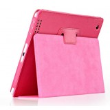 Leather case with stand for ipad 2 3 4