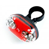 LED * 9 Bicycle warning taillights with belt clip
