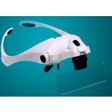 LED 5 lens adjustable head mounted magnifier