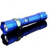 LED bright flashlight with life-saving hammer