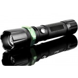 LED Flashlight with life-saving hammer