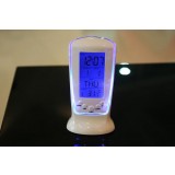 LED luminous electronic music alarm clock