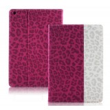 Leopard grain leather case for ipad air