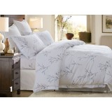 Light colored cotton satin series 4pcs bedding sheet set