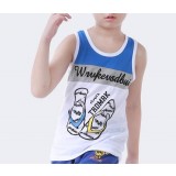 little boy summer sleeveless t-shirt