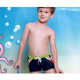 Little boy swimming trunks with lacing