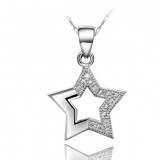 Little stars sterling silver pendant