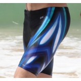 Long section men swimming boxer trunks