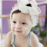 Lovely big flower baby hair band