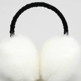 Lovely men and women's warm imitation fox fur earmuffs