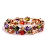 Lucky high-end colorful Zircon Bracelet
