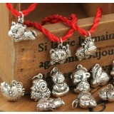 Lucky pet silver pendant