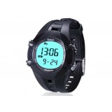 Luminous waterproof 3D Pedometer watch