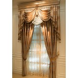 Luxurious embroidered curtains