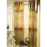 Luxury customize embroidered yarn curtains