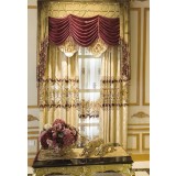 Luxury hollow embroidered curtains