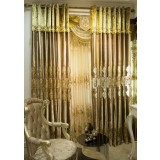 Luxury hollow embroidered curtains